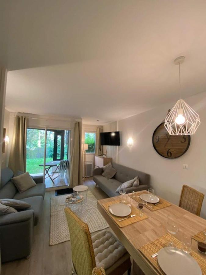 "Magnifique 2 Pieces Deauville" Piscine Et Jardin Bagian luar foto
